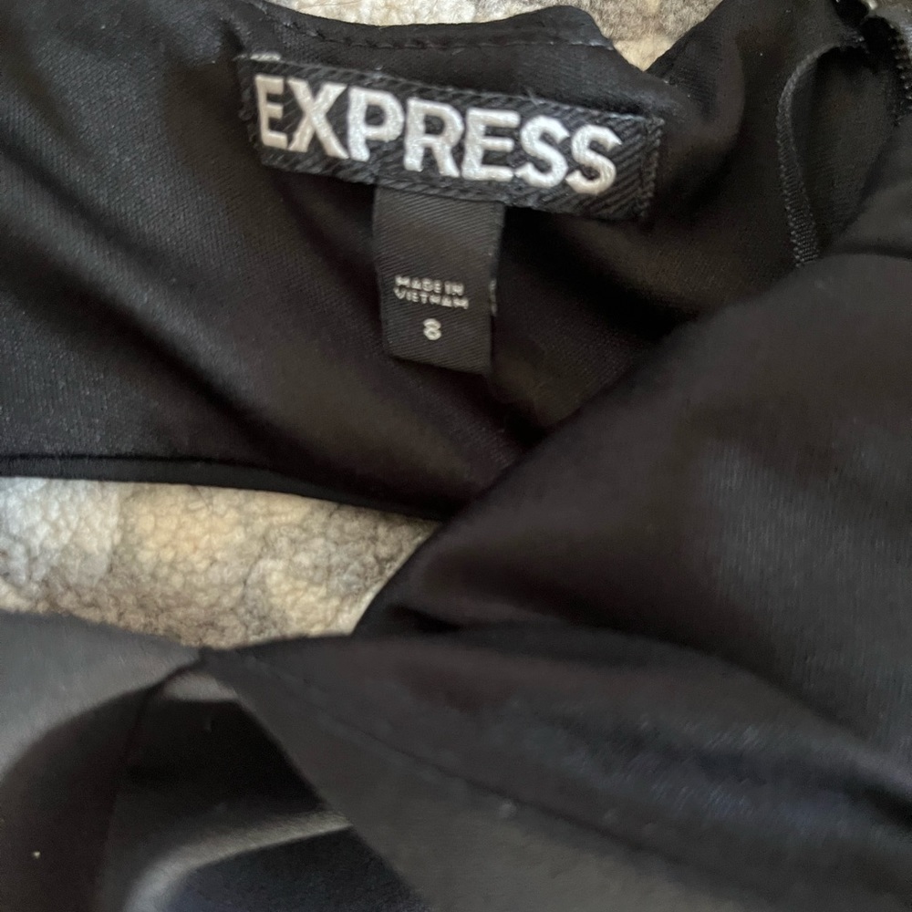 Express Strappy Black Body/Con Dress -Small - Picture 2 of 7